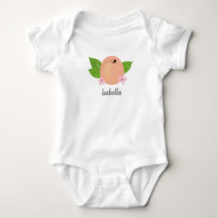 Süßer Pfirsich Baby Strampler