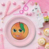 Süßer Pfirsich Pappteller (Party)