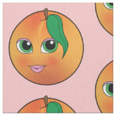 Süßer Pfirsich Stoff (Nahaufnahme)