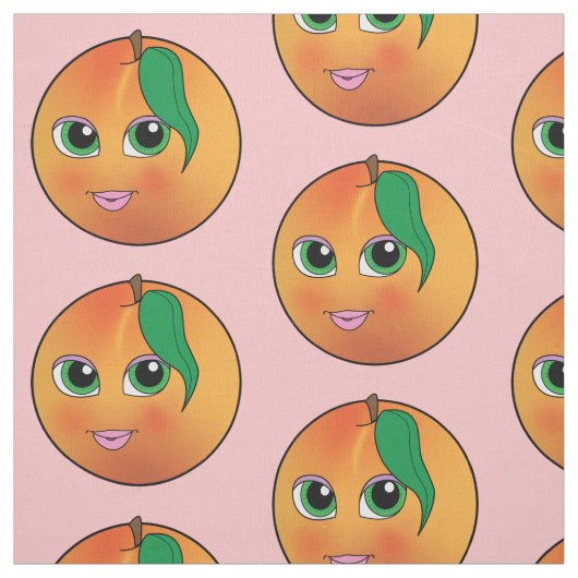 Süßer Pfirsich Stoff (Muster)