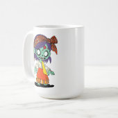Süßer philippinischer Zombie Kaffeetasse (Vorderseite Links)