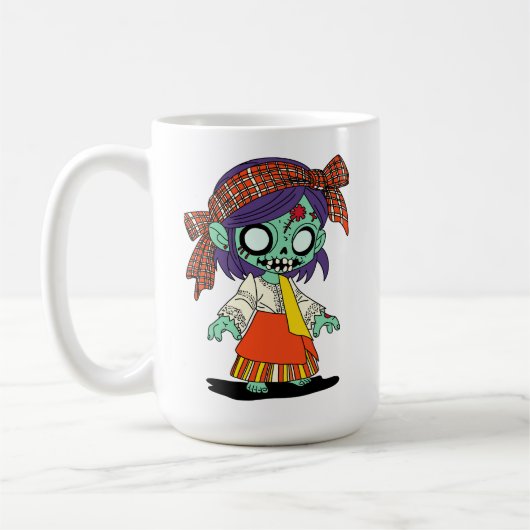 Süßer philippinischer Zombie Kaffeetasse (Links)