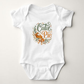 Süßer Pie Kürbis-Pie-Baby Baby Strampler