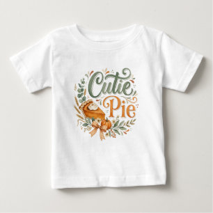 Süßer Pie Kürbis-Pie-Baby Baby T-shirt