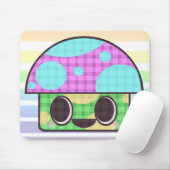 SÜßER PILZ GINGHAM PATCHWORK KARO MOUSEPAD (Mit Mouse)