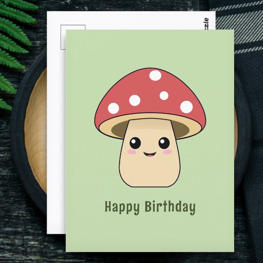 Süßer Pilz Postkarte