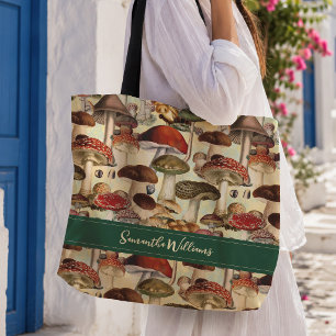 Süßer Pilzpilz rot weiß Muster Tasche