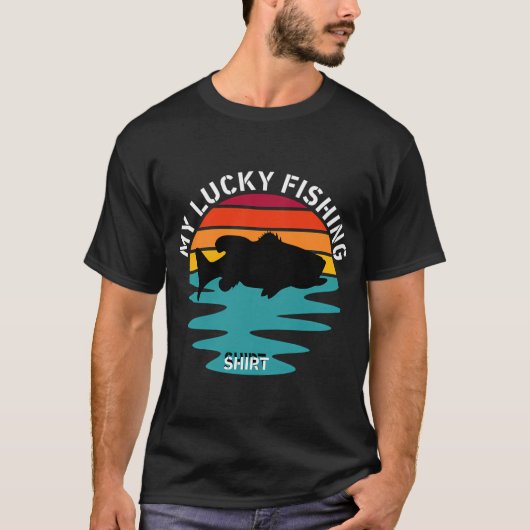 Süßer Pinguin-Angler T-Shirt (Vorderseite)