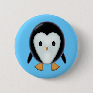 Süßer Pinguin-Anstecknopf Button