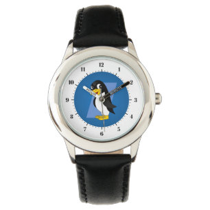 Süßer Pinguin-Cartoon Armbanduhr