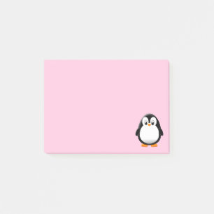 Süßer Pinguin-Cartoon individuell Post-it Klebezettel