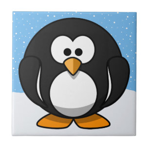 Süßer Pinguin Fliese