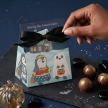 Süßer Pinguin Halloween | Kann Süßigkeiten enthalt