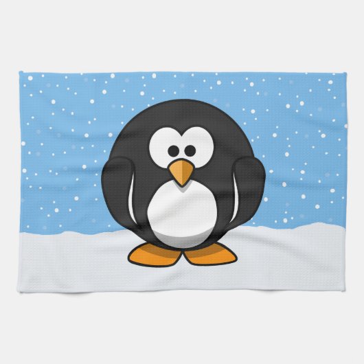 Süßer Pinguin Handtuch (Horizontal)