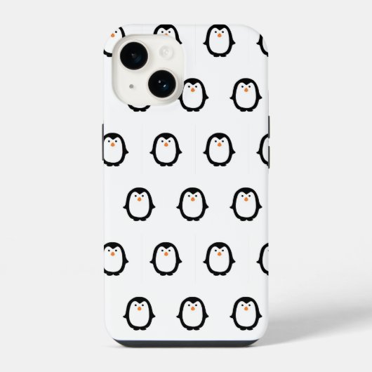 Süßer Pinguin iPhone Hülle (Rückseite)