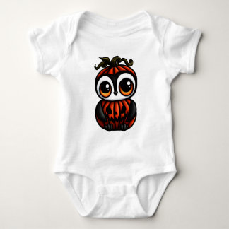 Süßer Pinguin Jack-o'-Lantern Halloween-Kostüm Baby Strampler