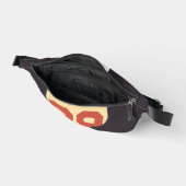 Süßer Pinguin mit einem Schild Bauchtasche (Offen)