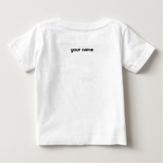 Süßer Pinguin mit Fisch Baby T-shirt