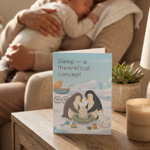 Süßer Pinguin neues Baby | Trockener Humor Neues B