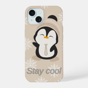 Süßer Pinguin Stay Cool Handyhülle iPhone 15 Hülle