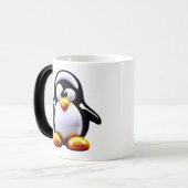 Süßer Pinguin Verwandlungstasse (Vorderseite Links)