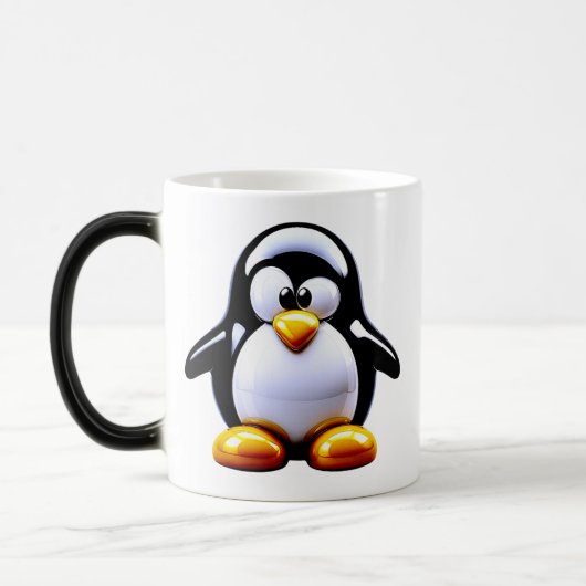 Süßer Pinguin Verwandlungstasse (Links)