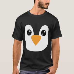 Süßer Pinguingesicht-Halloween-Kostüm Lustiger Geb T-Shirt