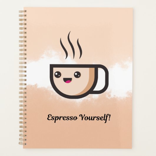 Süßer Planer für Kaffeeliebhaber (Vorderseite)
