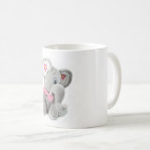 Süßer Plüsch-Elefant Kaffeetasse (VorderseiteRechts)