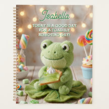 Süßer Plüschfrosch mit Key Lime Pie Personalisiert