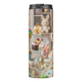 Süßer Plüschfrosch mit Key Lime Pie personalisiert Thermosbecher (Rückseite)
