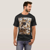 Süßer Popcorn-Mops T-Shirt (Vorne ganz)