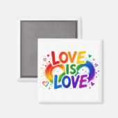 Süßer Pride LGBTQ Kühlschrankmagnet (Vorderseite/Rückseite)
