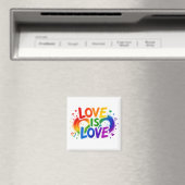 Süßer Pride LGBTQ Kühlschrankmagnet (In Situ (Geschirrspüler))