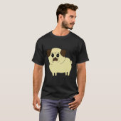 Süßer Pug 709 T-Shirt (Vorne ganz)