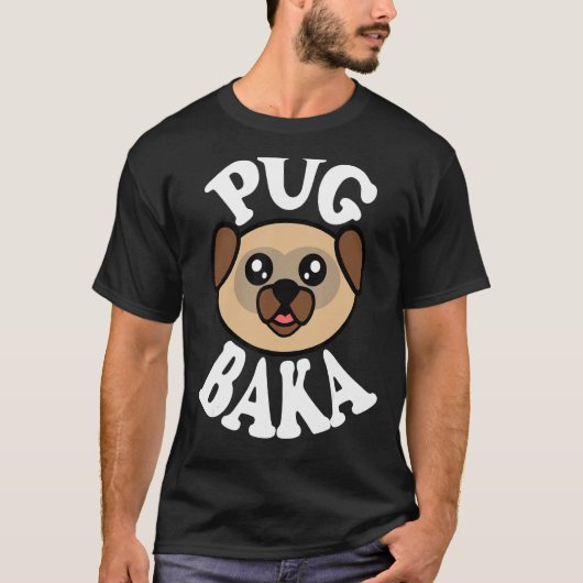 Süßer Pug Baka T-Shirt (Vorderseite)