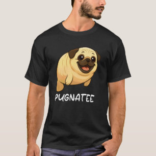 Süßer Pug Manatee Pugnatee Tierliebhaber Jungen Mä T-Shirt