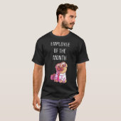Süßer Pug Mitarbeiter Des Monats T-Shirt (Vorne ganz)