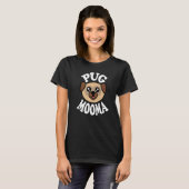 Süßer Pug Mooma T-Shirt (Vorne ganz)