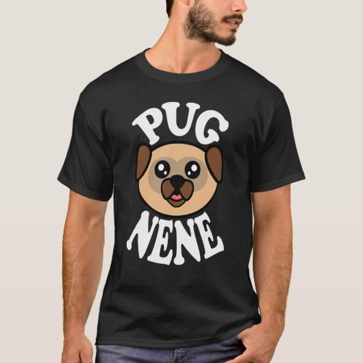 Süßer Pug Nene T-Shirt (Vorderseite)