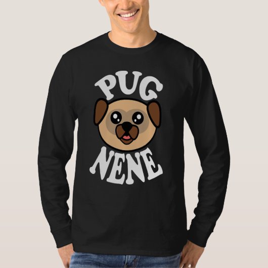 Süßer Pug Nene T-Shirt (Vorderseite)