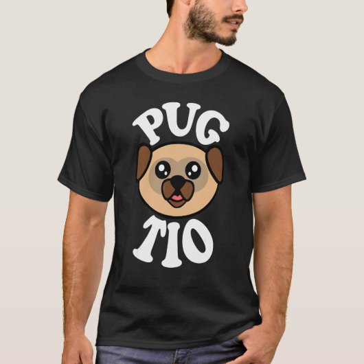 Süßer Pug Tio T-Shirt (Vorderseite)