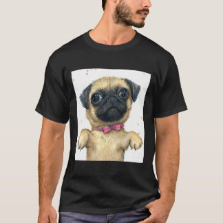 Süßer Pug-Welpe Klassiker 175 T-Shirt