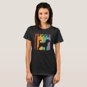 Süßer Puggle-Hundebesitzer T-Shirt (Vorne ganz)