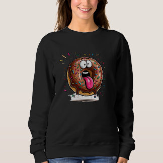 Süßer Pullover mit Schokoladenglasur und Streuseln