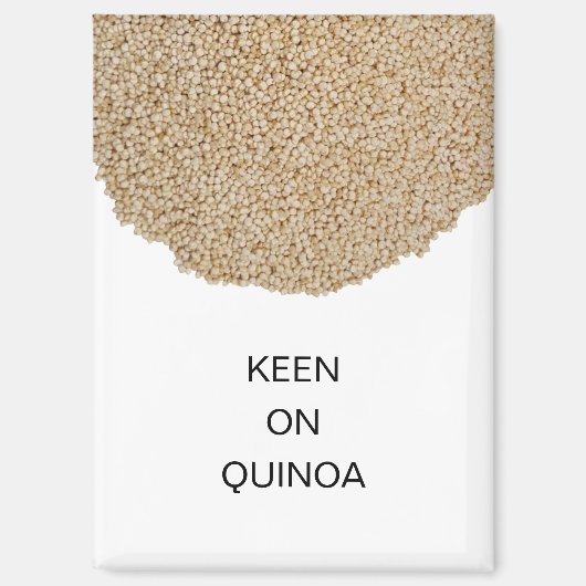 Süßer Quinoa-Kühlschrank-Magnet Magnet (Vorderseite)