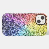 Süßer Regenbogen Glitter Schutz Iphone Hülle, Hülle (Rückseite (Horizontal))