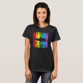 Süßer Regenbogen-Hering Fisch T-Shirt (Vorne ganz)