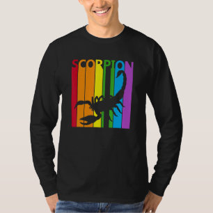 Süßer Regenbogen Skorpion Tier T-Shirt