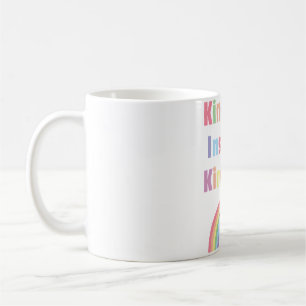 Süßer Regenbogen und Herzensgüte inspiriert Güte Kaffeetasse